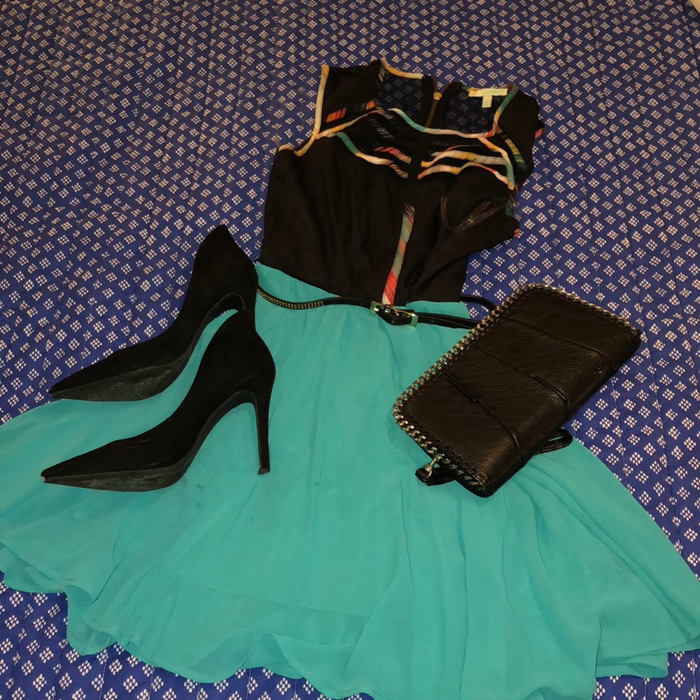 ‼️NEVER BEEN WORN‼️ Black Sleeveless A-line 👗